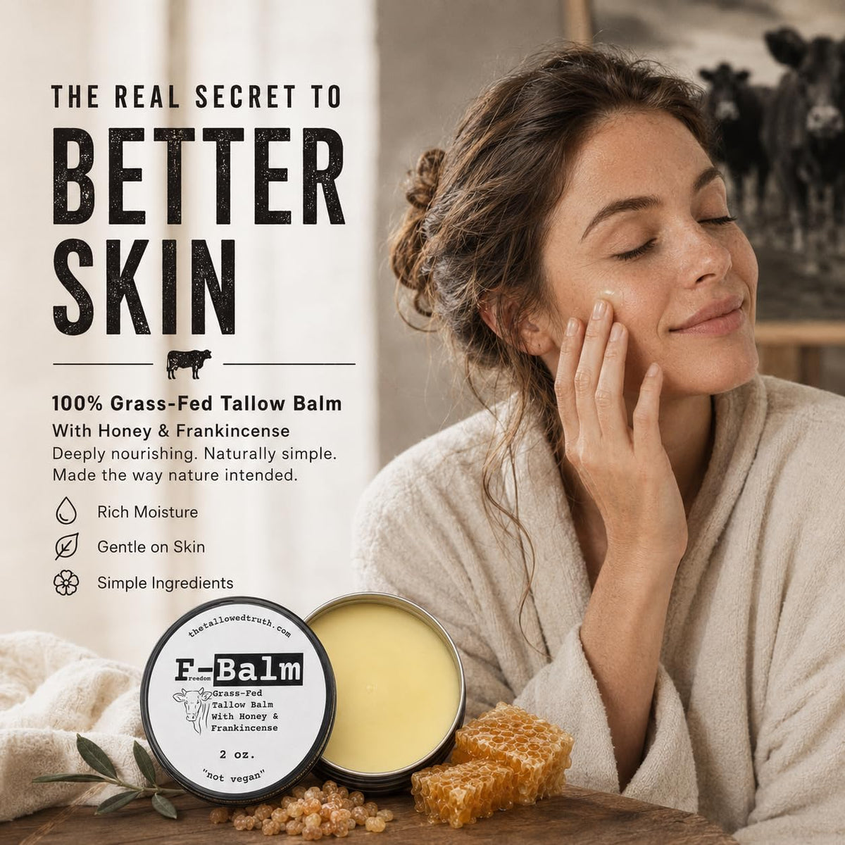 The Tallowed Truth F-Balm – Premium Tallow Balm