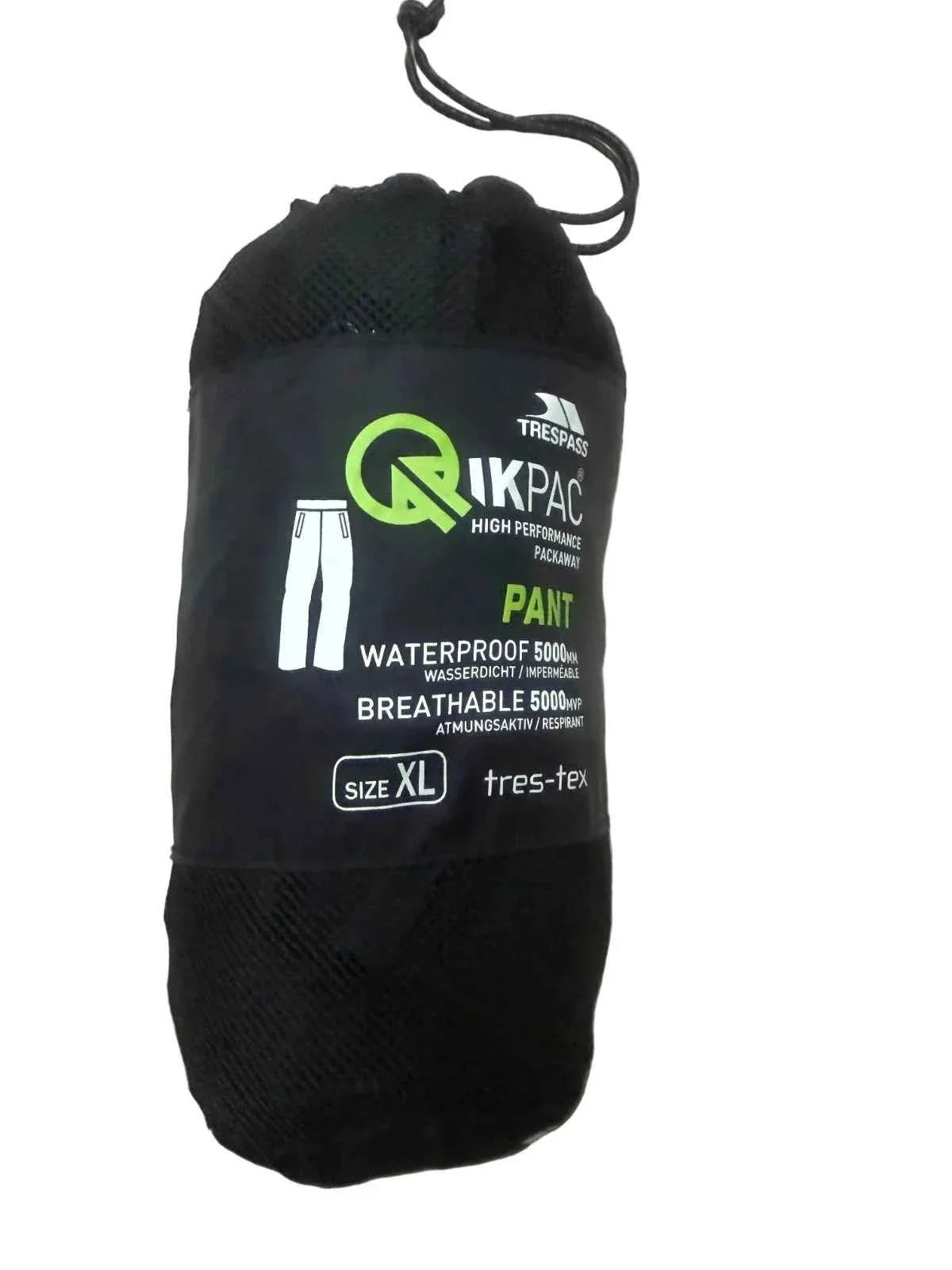 Pantalon Impérméable Léger Es-Tex – Noir