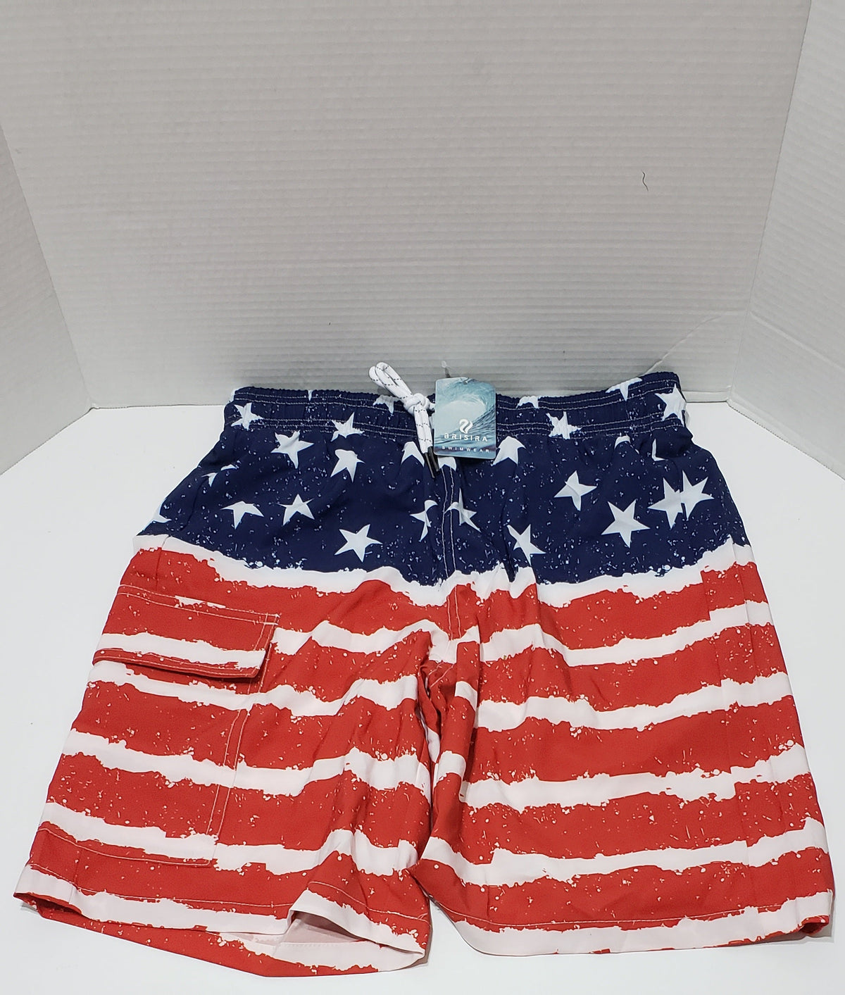 Brisira American Flag Shorts - Men Size 28 - XS