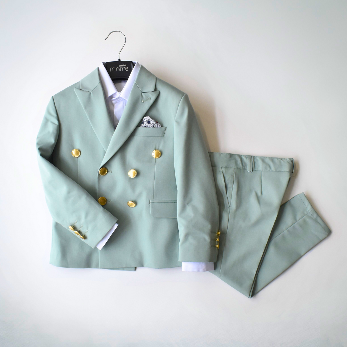 Golden Buttons Boys Suit