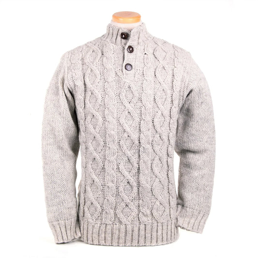 Lost Horizons Men's Connery Wool Sweater – Handmade in Nepal