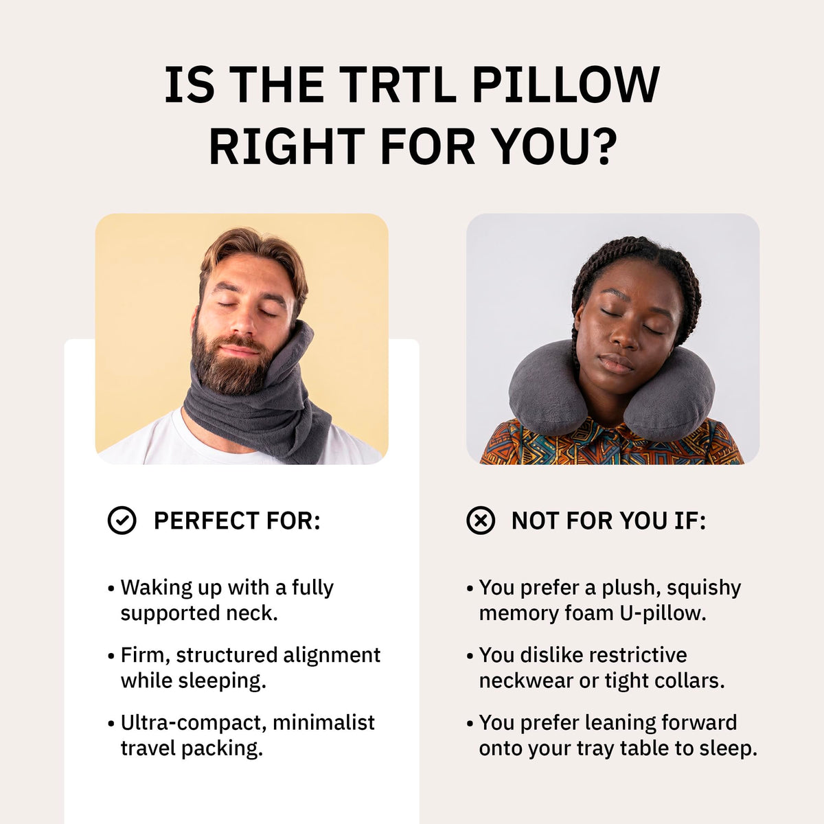 trtl Travel Pillow – Neck & Shoulder Support