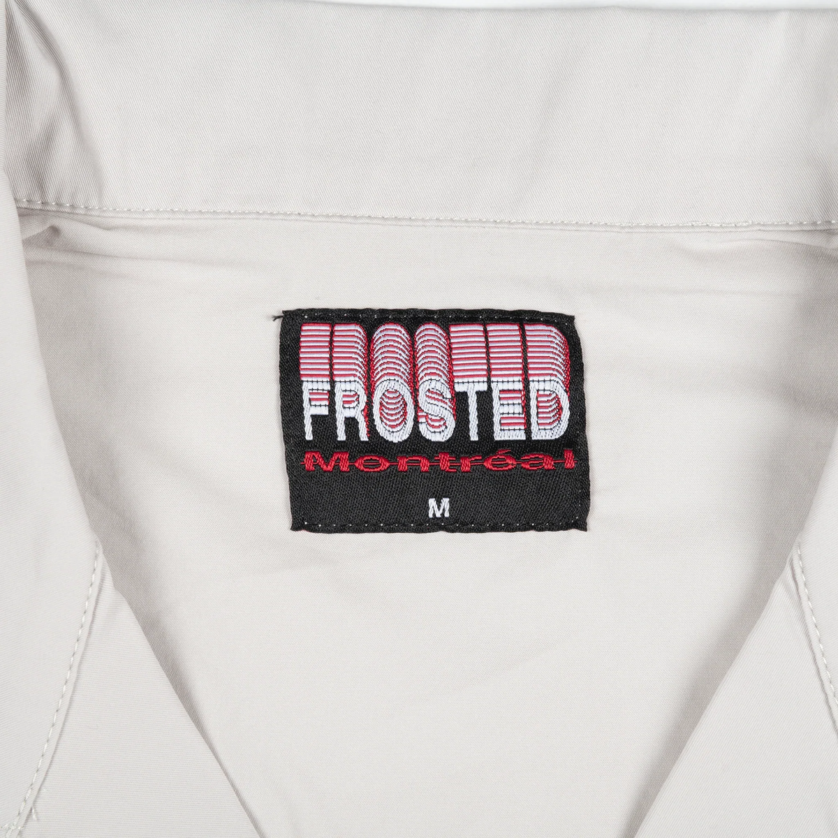 Frosted Skateboards Button Up Shirt - Light Grey