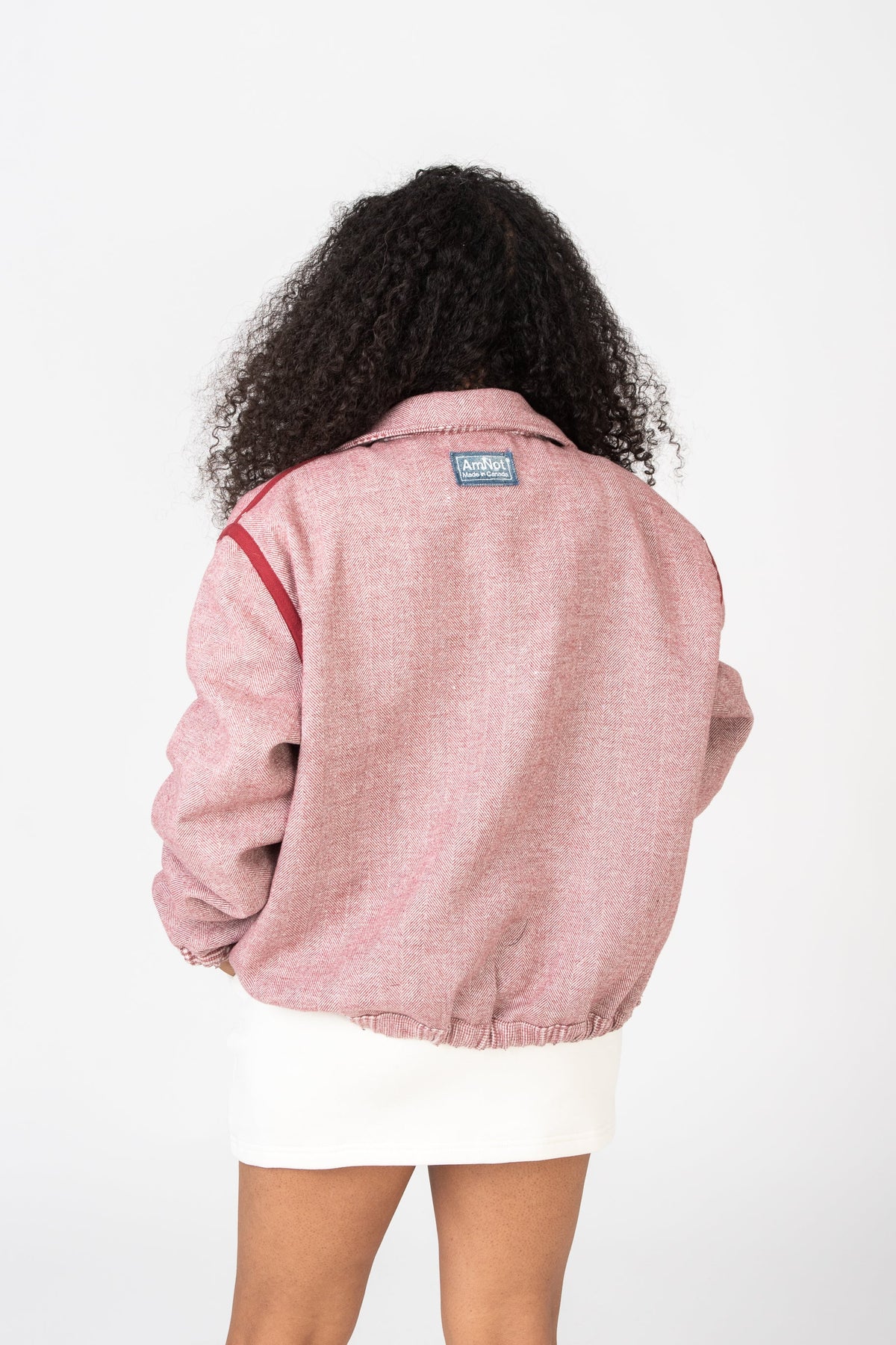 Blouson style aviateur - tartan réversible