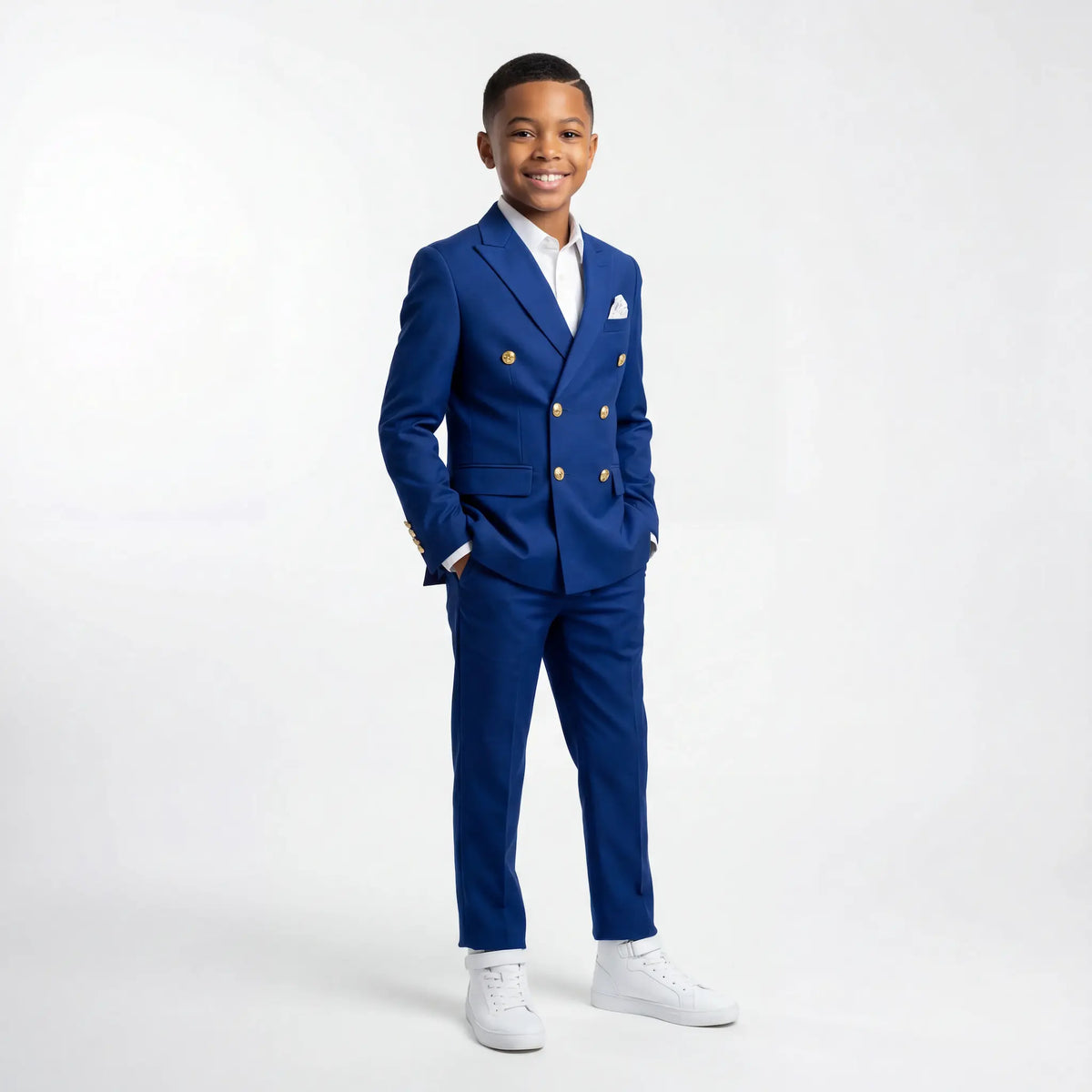 Golden Buttons Boys Suit