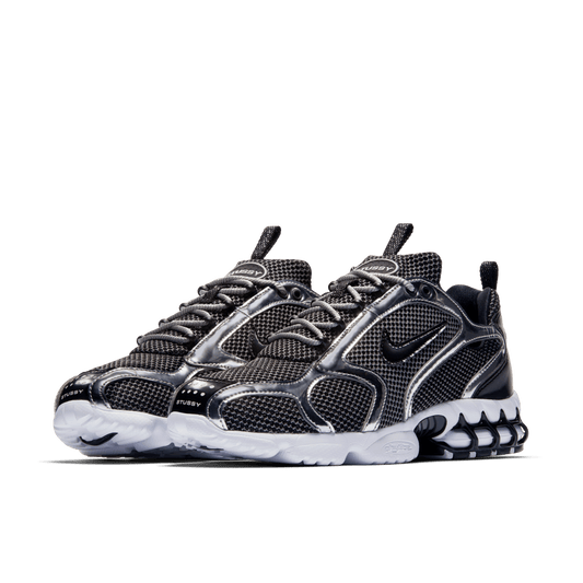 Nike x Stüssy 'Air Zoom Spiridon Cage 2' Shoes - Pure Platinum
