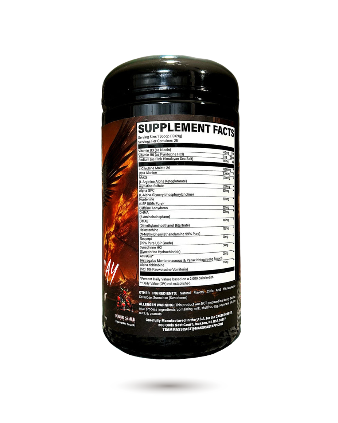 Project M & Castle Cartel Judgement Day High Stim Pre-Workout