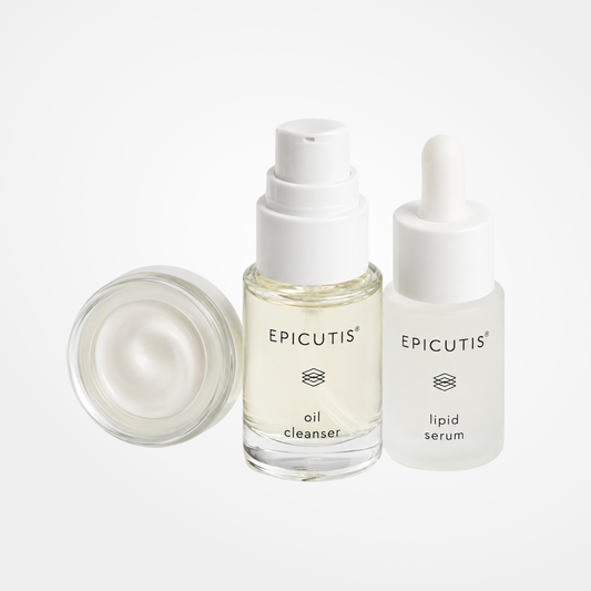 Epicutis Oil Cleanser & Lipid Serum — Routine Soin Po Luxe | Peau Lumineuse