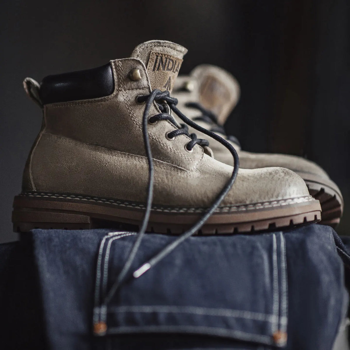 Maden Men's High Top Work Boots – Genuine Leather