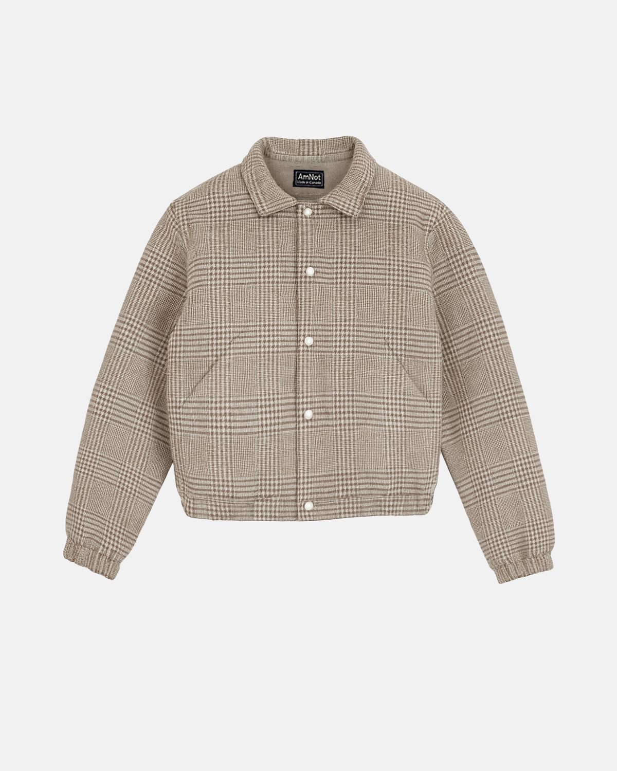 Blouson style aviateur - tartan réversible