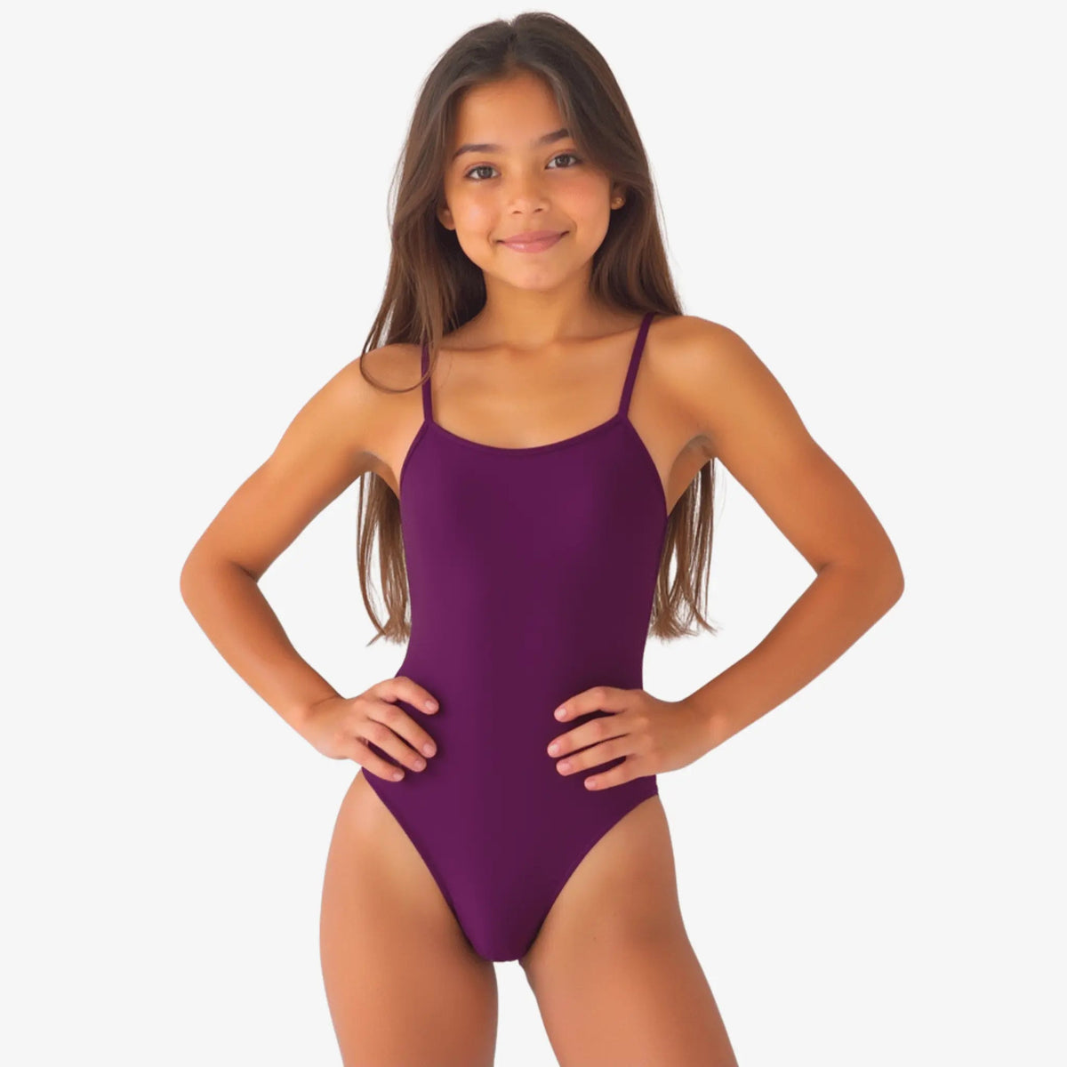 Maillot de Natation Compétition Fuchsia — Coupe Gainante & Dos Nu | Performance